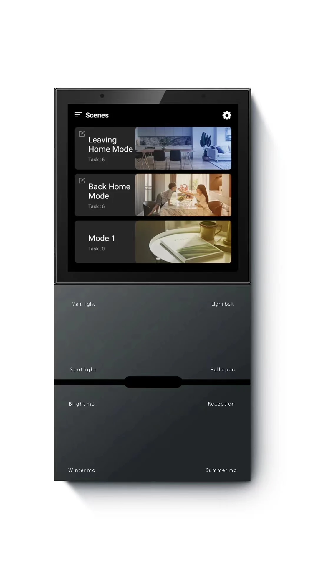 UEMON Smart Home System Tuya Zigbee Wall Switch Control Panel Home Automation WiFi Touch Screen Android 8.1 Wall Amplifier