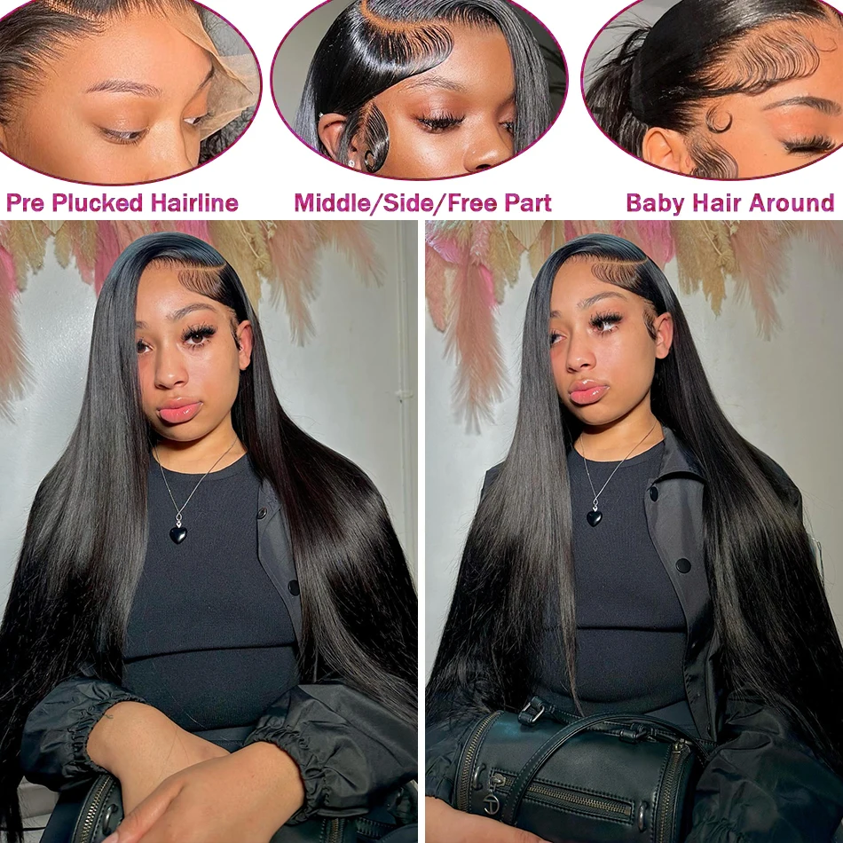 Cheap Bone Straight Human Hair Hd Lace Frontal Wigs 13X6 Hd Human Hair Lace Front Wigs Brazilian Human Hair Wigs For Black Women