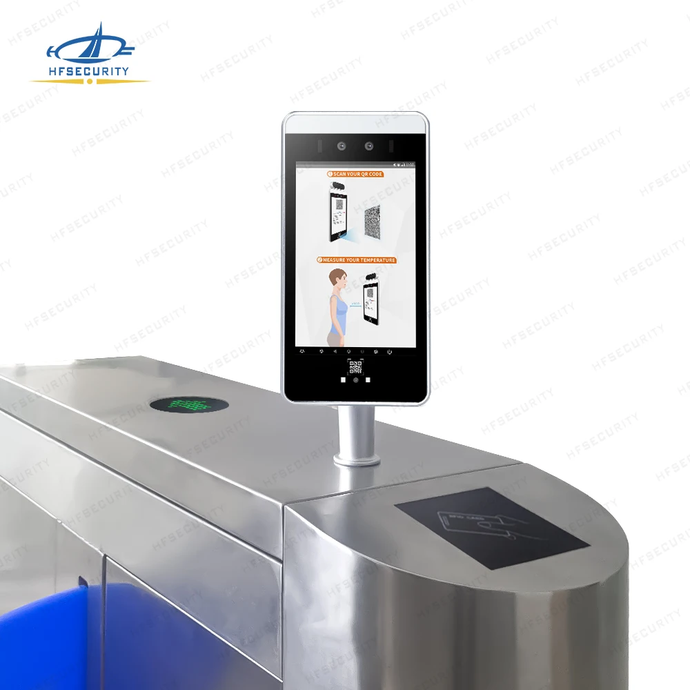 HF-RA08 DC12V Fingerprint Face Recognition Access Door Lock Devices Face Terminal QR Code Reader Access Control System