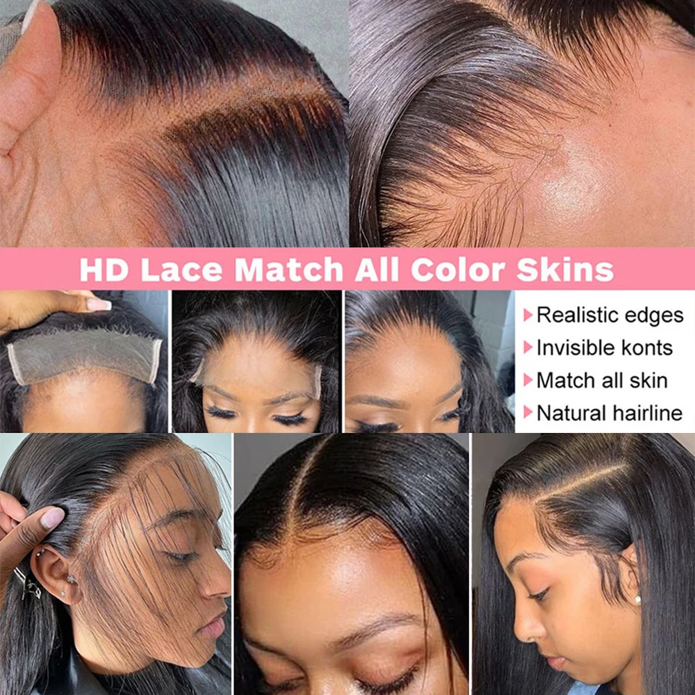 Cheap Bone Straight Human Hair Hd Lace Frontal Wigs 13X6 Hd Human Hair Lace Front Wigs Brazilian Human Hair Wigs For Black Women
