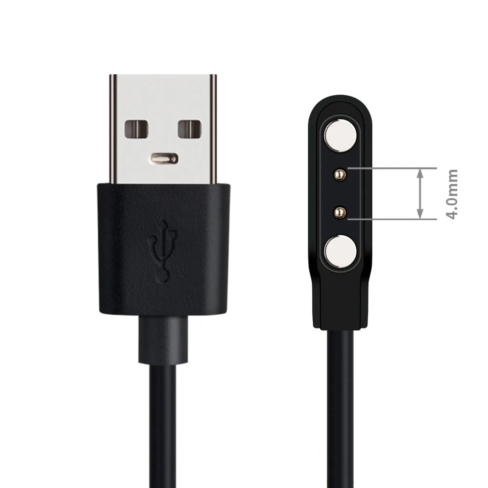 Factory Wholesale Magnetic Charger 4 Pin USB 2.0 Charging Cable Cord for Smart Watch