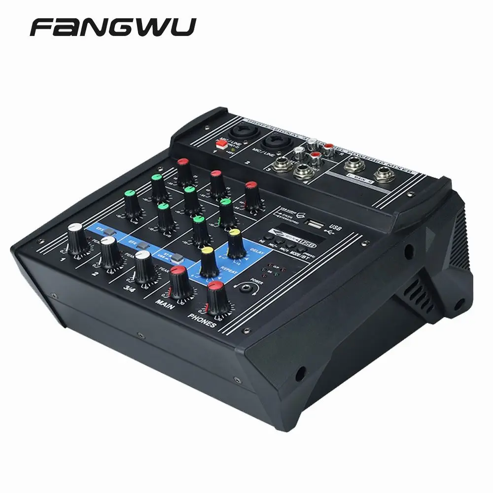 Hot Selling Sound Professional BT Power Mixer Box Amplifier for Sale