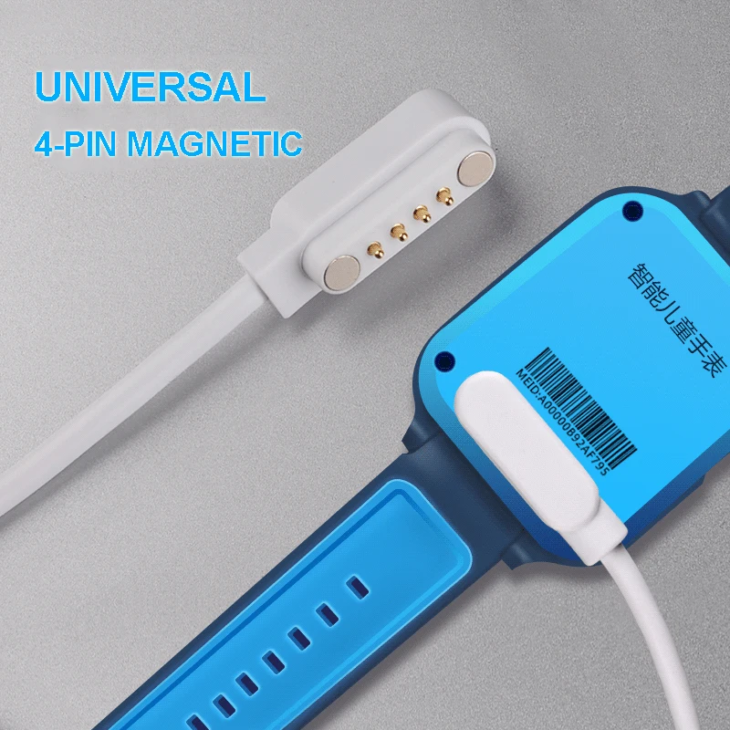 Factory Wholesale Magnetic Charger 4 Pin USB 2.0 Charging Cable Cord for Smart Watch