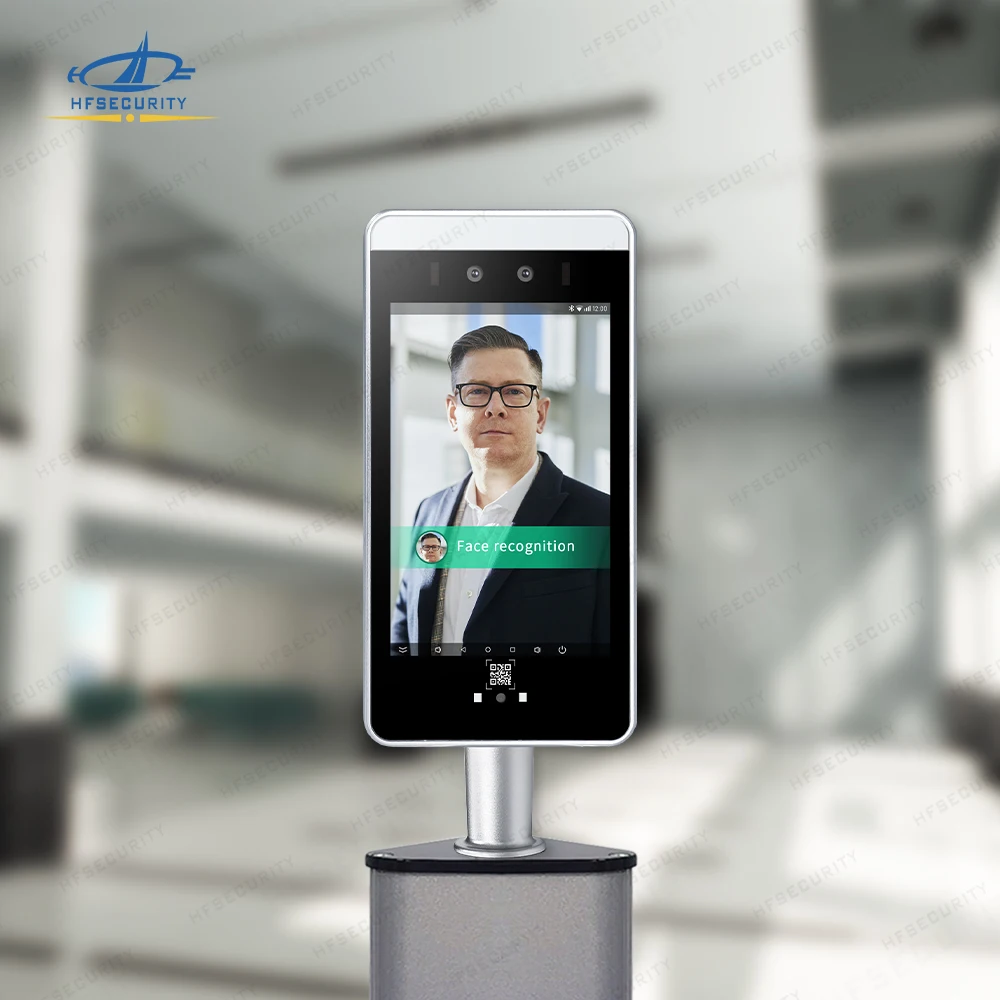 HF-RA08 DC12V Fingerprint Face Recognition Access Door Lock Devices Face Terminal QR Code Reader Access Control System