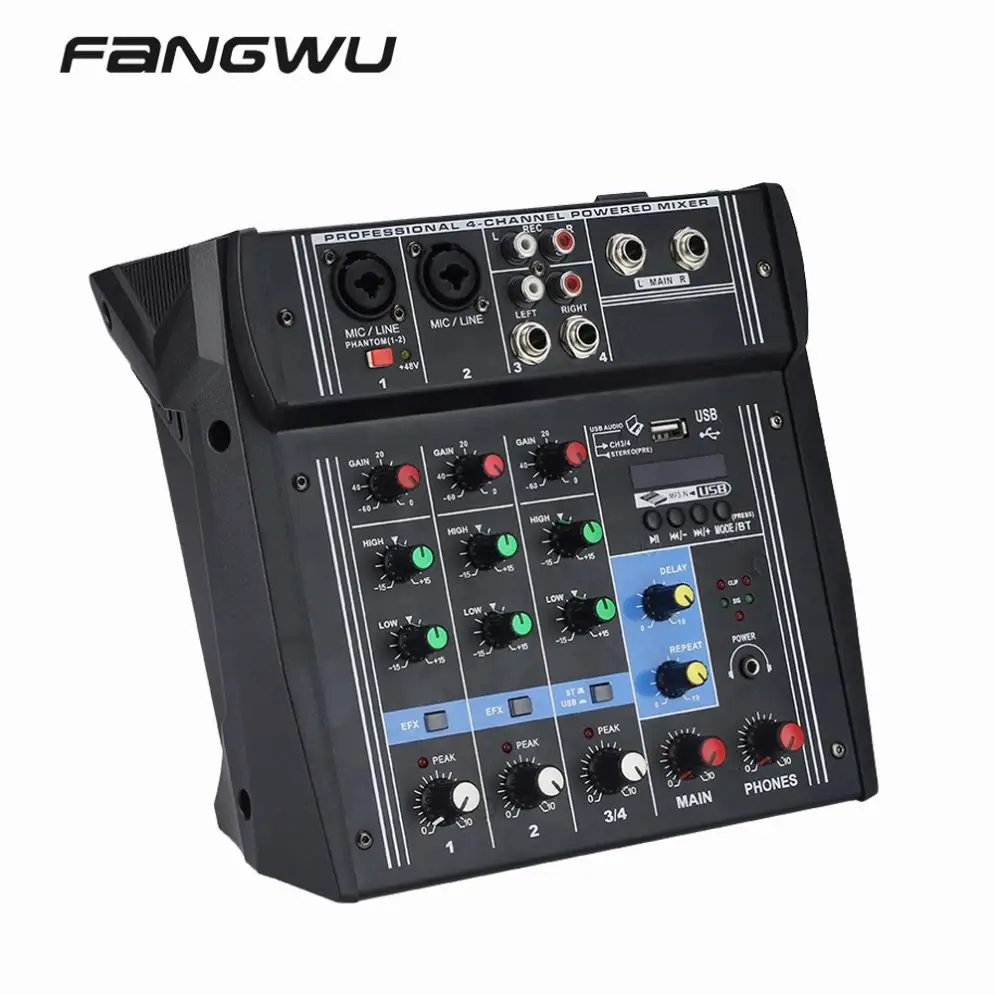 Hot Selling Sound Professional BT Power Mixer Box Amplifier for Sale