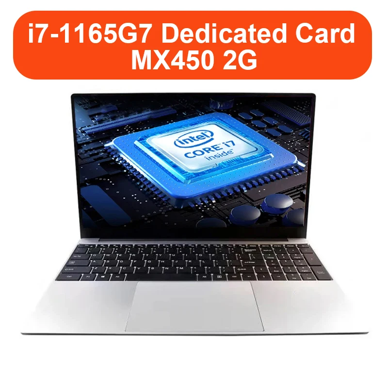 Laptop I7 Intel 11th 1165G7 Core Computer 15.6 inch Gaming 16GB RAM 512GB 1T 2T Business Wind ows 10 Notebook Pc Portable Laptop