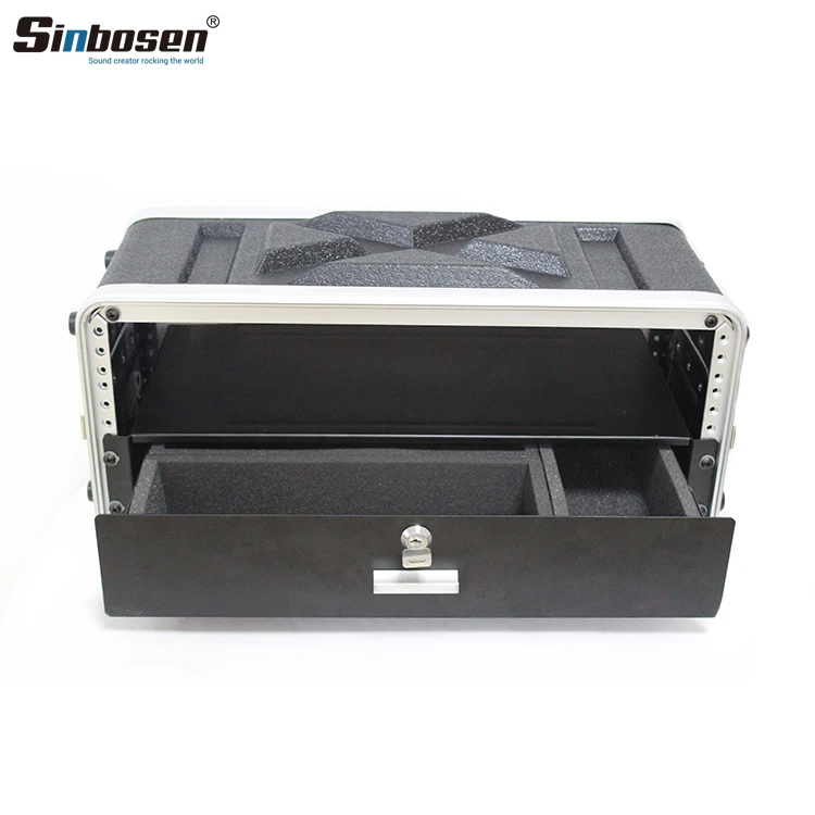 Professional microphone 2U 3U 4U flight case for microphone power amplifier dj mixer digital processor