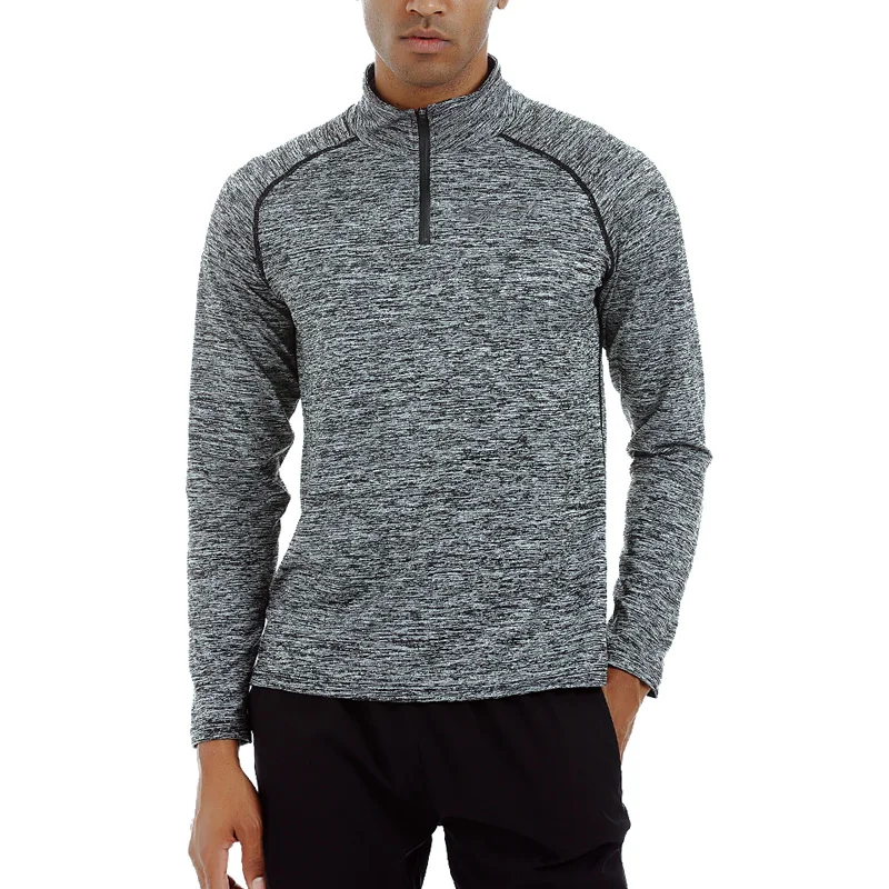 Custom Blank Slim Shirts Men Sport Long Sleeve T Shirt Quick Dry Outdoor Jogging T-shirt Gym Tops Wholesale Sportswear