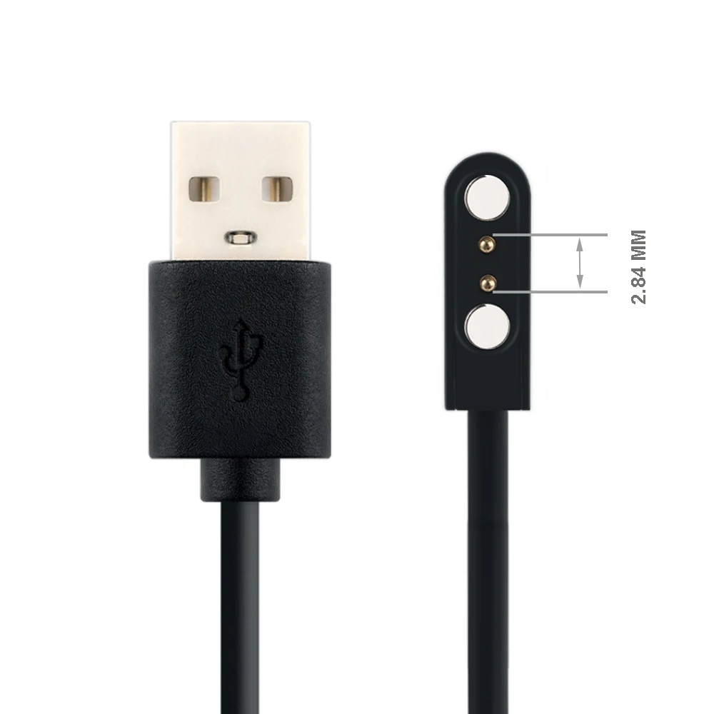 Factory Wholesale Magnetic Charger 4 Pin USB 2.0 Charging Cable Cord for Smart Watch