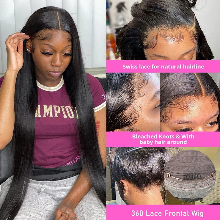 Cheap Bone Straight Human Hair Hd Lace Frontal Wigs 13X6 Hd Human Hair Lace Front Wigs Brazilian Human Hair Wigs For Black Women