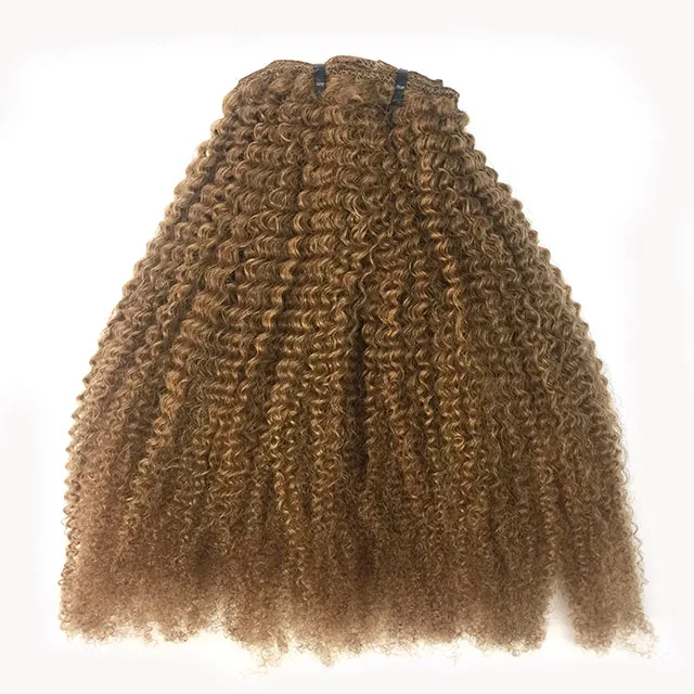 Fast Shipping 100% Human Hair 10A Brazilian Raw Virgin 3A 3B 3C 4A 4B Afro Kinky Curly Clip In Hair Extensions