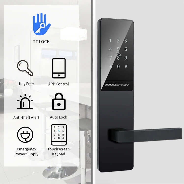 Easloc Cerradura Inteligente Keypad Smart Door Lock for Main Door