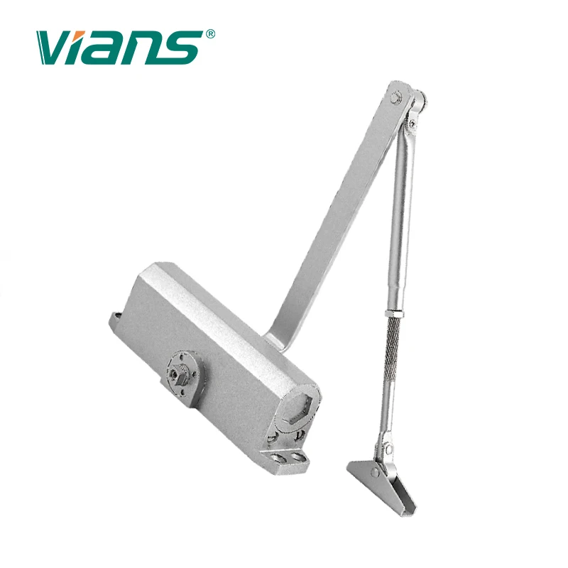 Aluminum Hydraulic Heavy Duty Automatic Door Closer With Sliding Arm