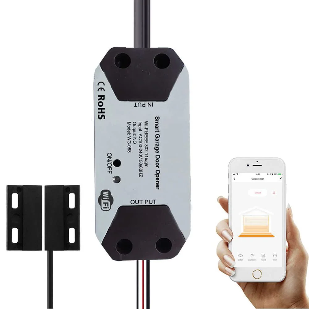 Sliding Gate Controller Tuya Smart Life APP Alexa Echo Google Home Voice Control Wireless WIFI Garage Door Opener