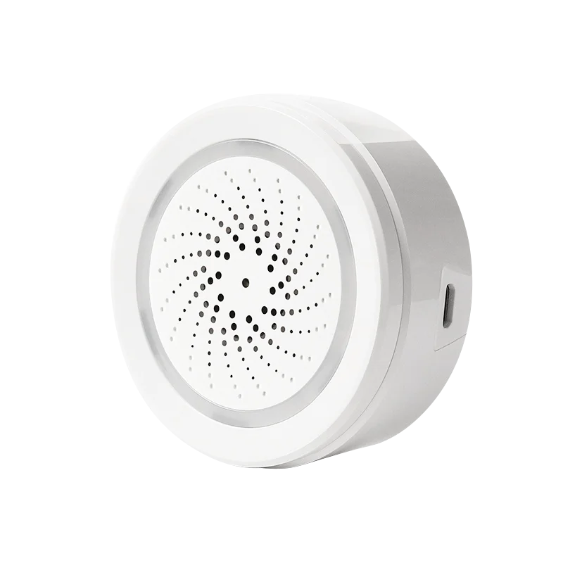 Tuya Smart Sound and Light Siren Alarm Wifi Trigger Alarm Smart Home Security System 100dB Loud Wireless Remote Control Alexa