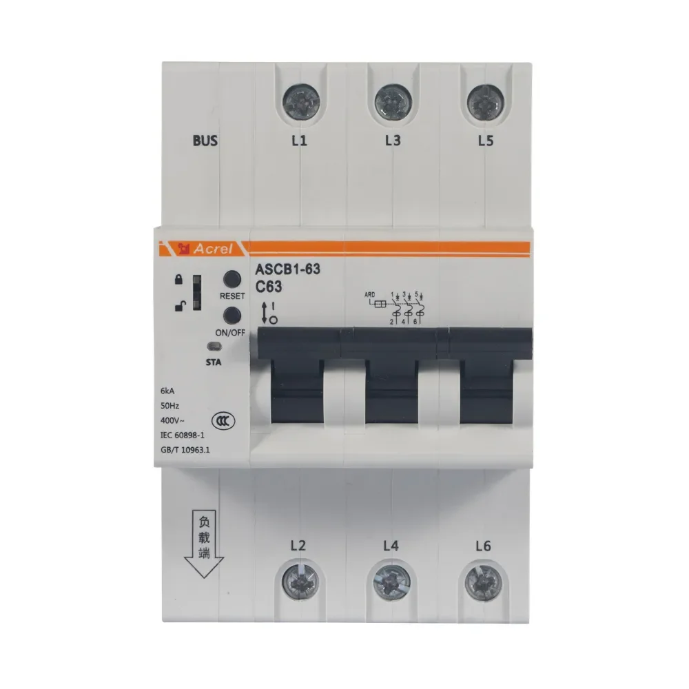 Acrel ASCB Series Three Phase Remote Control Switch 16A 32A 63A Monitored Loop for Smart Factory