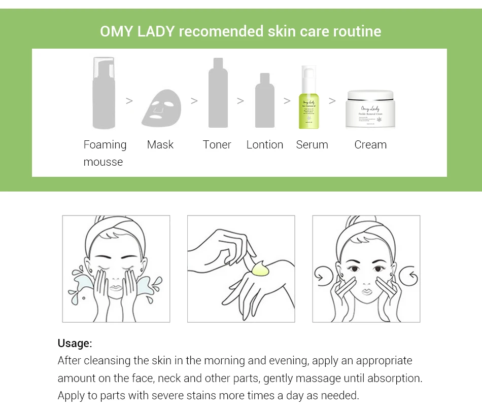 OMY LADY wholesale korea acne scar removal face anti acne whitening cream