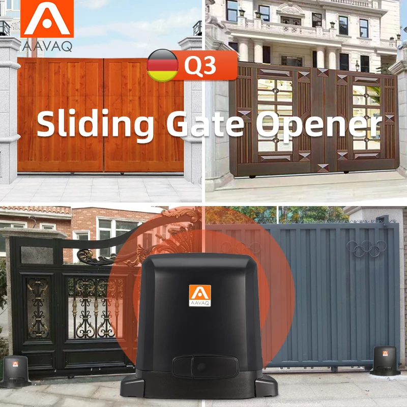 AAVAQ Q3 220V RTS Dropshipping  Door opener Gate Operator for Electric Gate Motor Sliding Gate Opener
