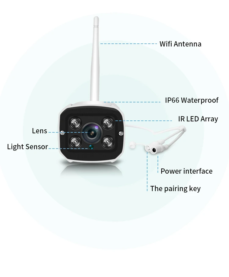 Tuya Smart Video Surveillance CCTV System 8CH 4CH 5MP WiFi Nvr Kit Support Night Vision Two Way Audio