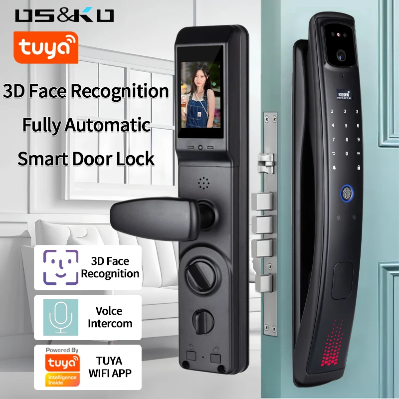 security door lock system anti theft mortise  biometric fingerprint  convenient digital door keypad wireless  intelligent  lock