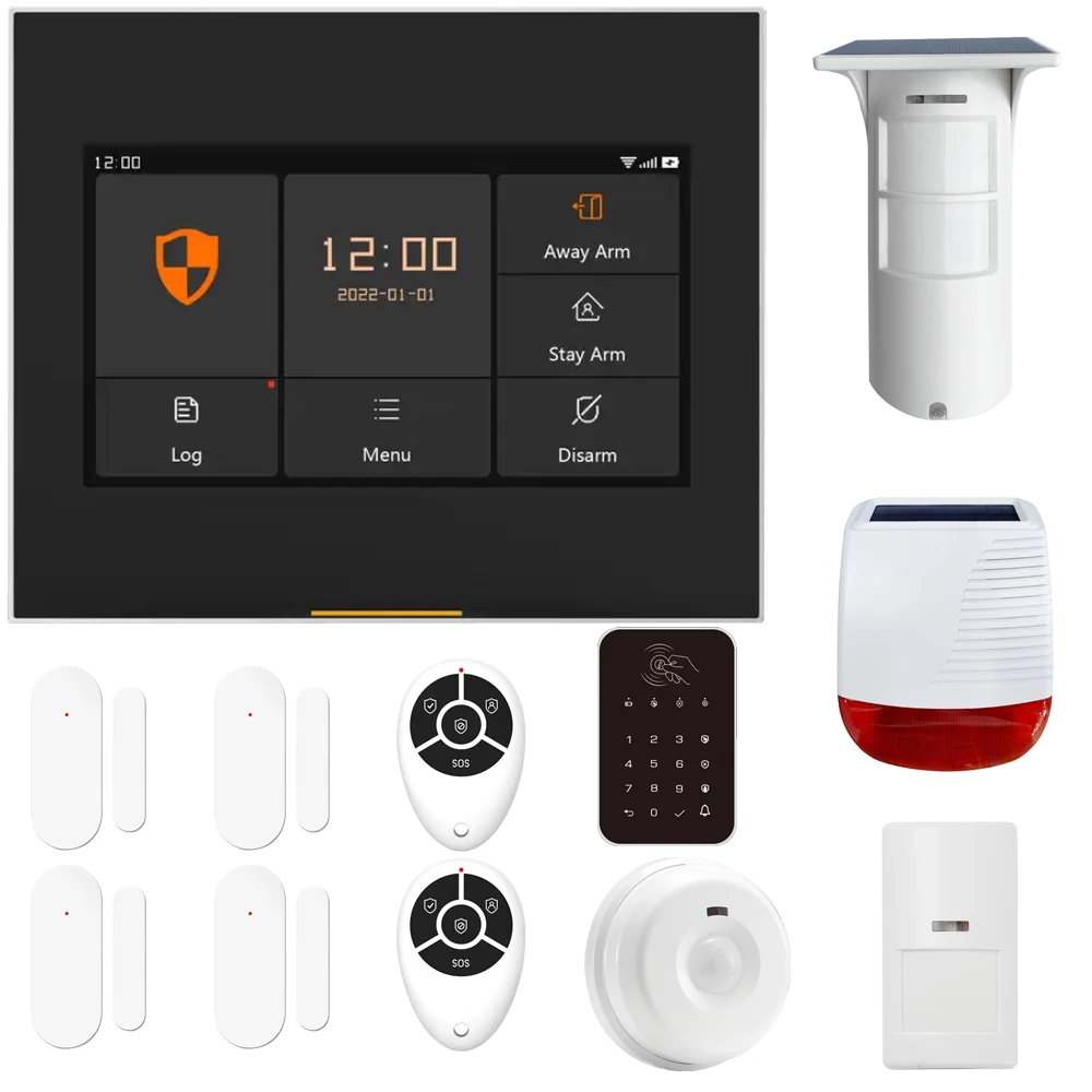200 Wireless Zones Tuya Smart House Security Intruder Alarm System With Wifi GSM