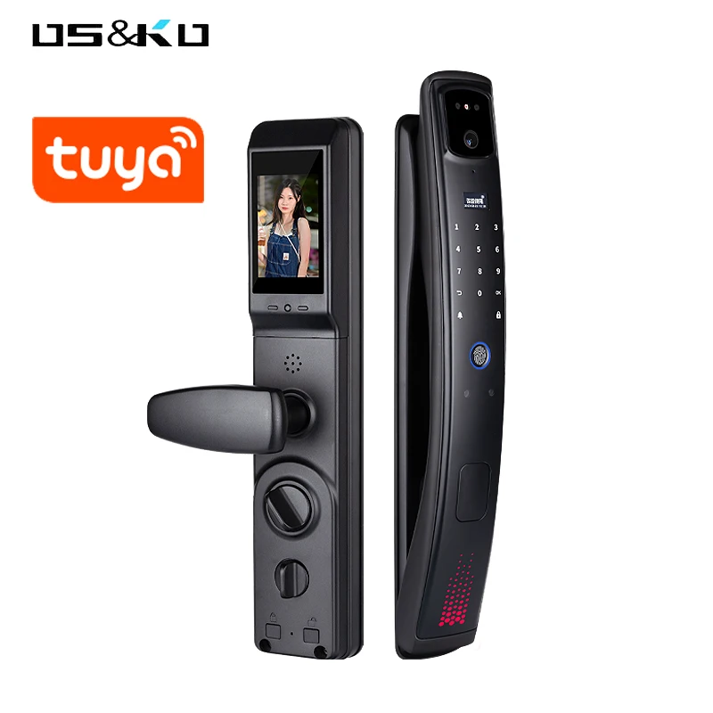 security door lock system anti theft mortise  biometric fingerprint  convenient digital door keypad wireless  intelligent  lock