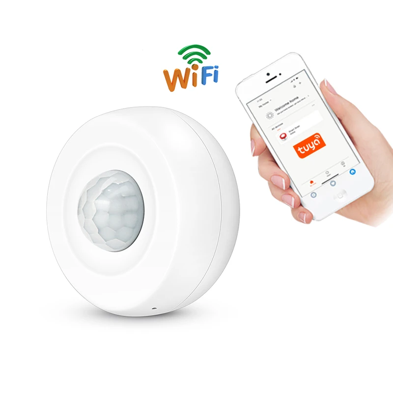 Wifi Ceiling Infrared Detector Human Body Motion Sensor Alarm Security Burglar Alarm System APP WiFi PIR Movement Sensor