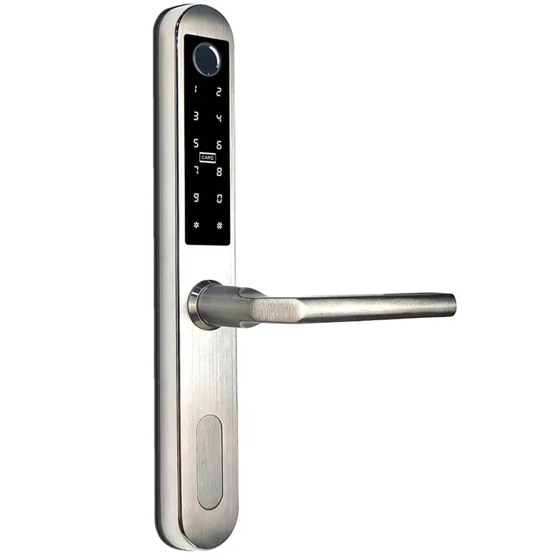 Door Lock High Security Ttlock APP BLE Wifi Control Electronic Smart Fingerprint Keyless Sliding Aluminum Stainless Steel Cloud