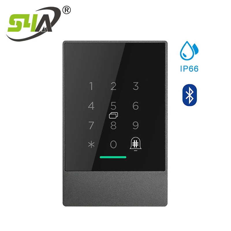 Smart access control glass door mobile phone TTlock app access control management password card swiping access control all-in-on