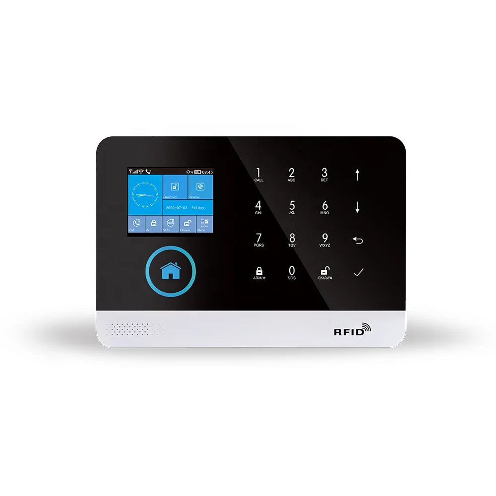 Tuya Wireless WIFI GSM 433MHz 4G Home Security Alarm System With Motion Sensor Detector Home Burglar Security Protection System