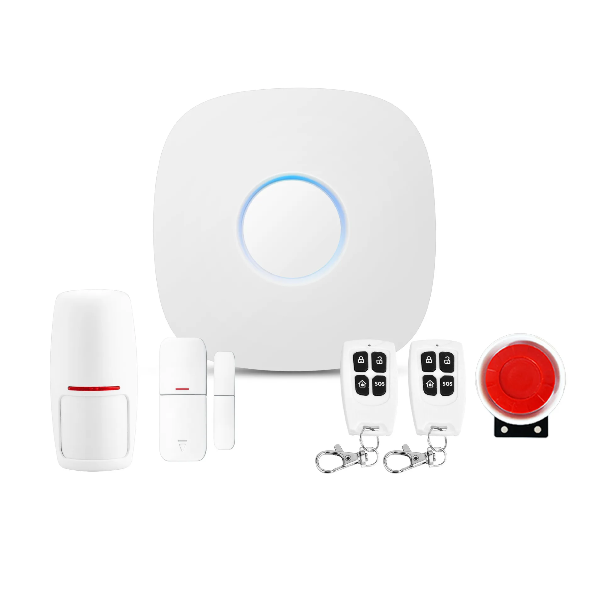 2023 new Home Burglar Tuya wifi Smart Security House Intruder Wireless 4G Cellular Data Security Alarm System