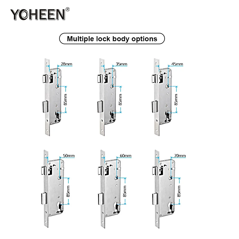 Door Lock High Security Ttlock APP BLE Wifi Control Electronic Smart Fingerprint Keyless Sliding Aluminum Stainless Steel Cloud