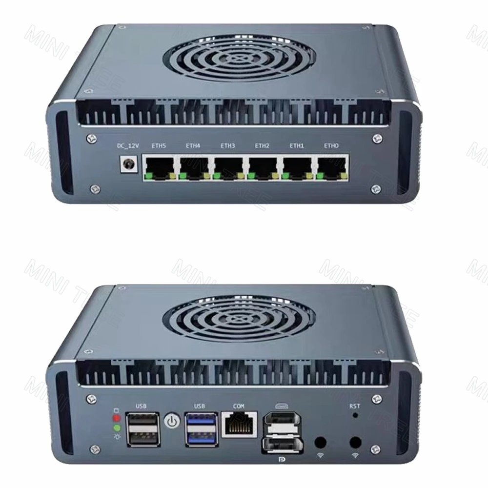 11th Gen i7 1165G7 i5 Soft Router pfSense Firewall 6x Intel 2.5G i226 Industrial Mini PC HD2.0 DP 2*DDR4 NVME OPNsense PVE ESXi