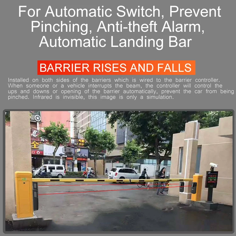 Best Selling Gate Motor Sliding Gate Opener 24v Infrared Safety Photocell /Infrared Sensor HS-A002