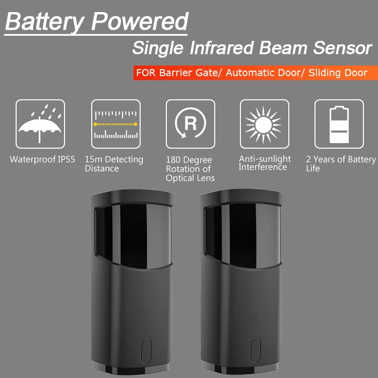 Best Selling Gate Motor Sliding Gate Opener 24v Infrared Safety Photocell /Infrared Sensor HS-A002